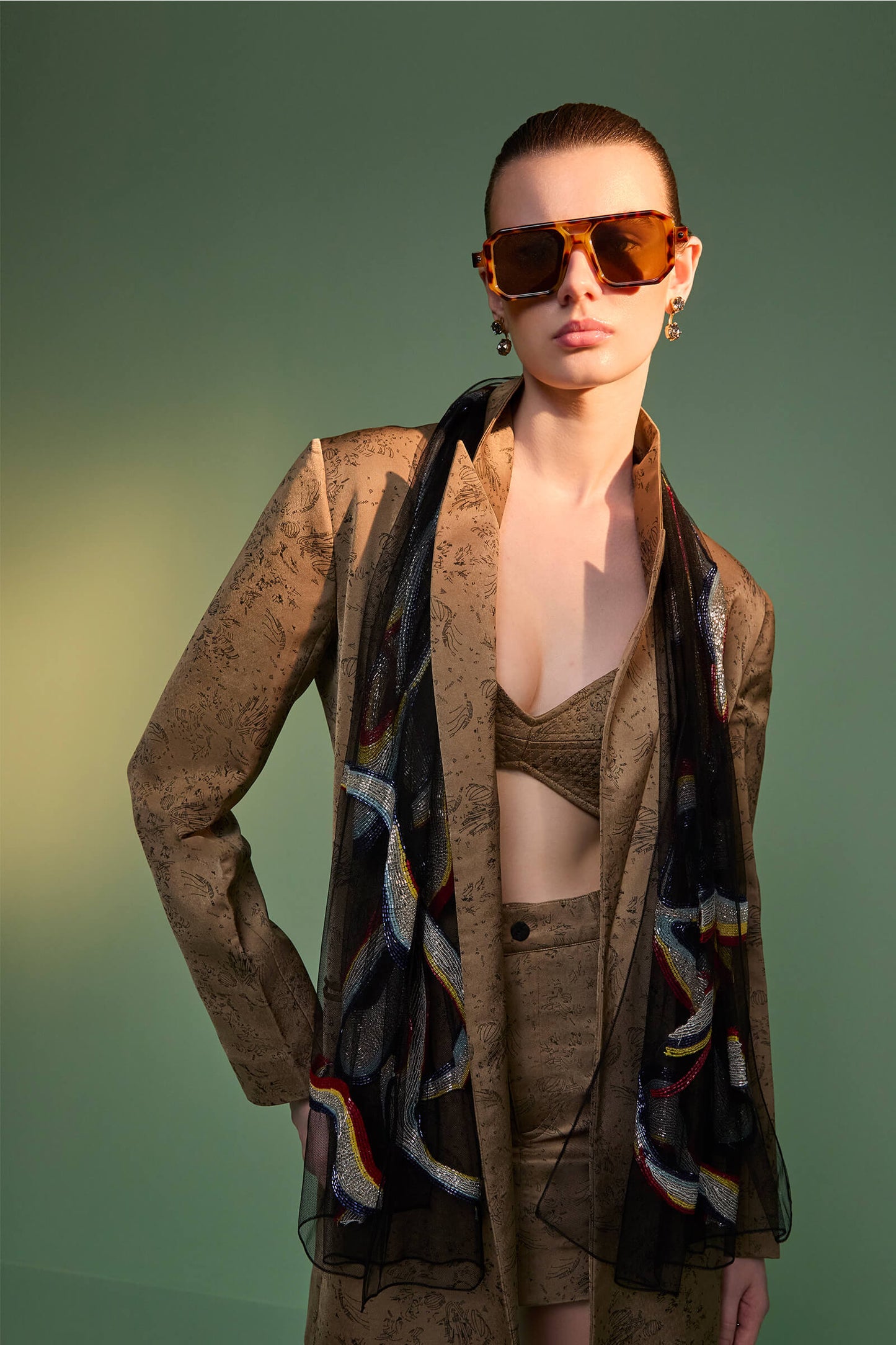 Walnut Quilted Bralet